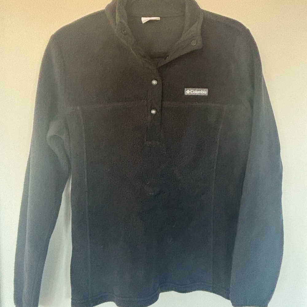 Columbia Black Fleece Jacket Medium